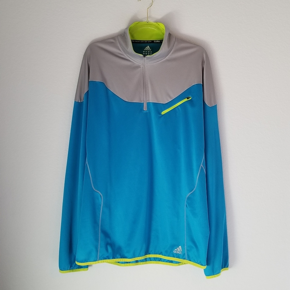 Adidas 3/4 zip pullover performance